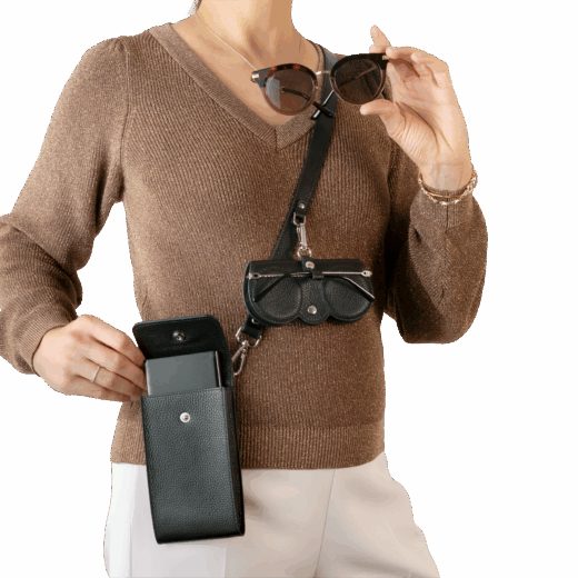 Jackie L smartphone - telefoonetui zwart