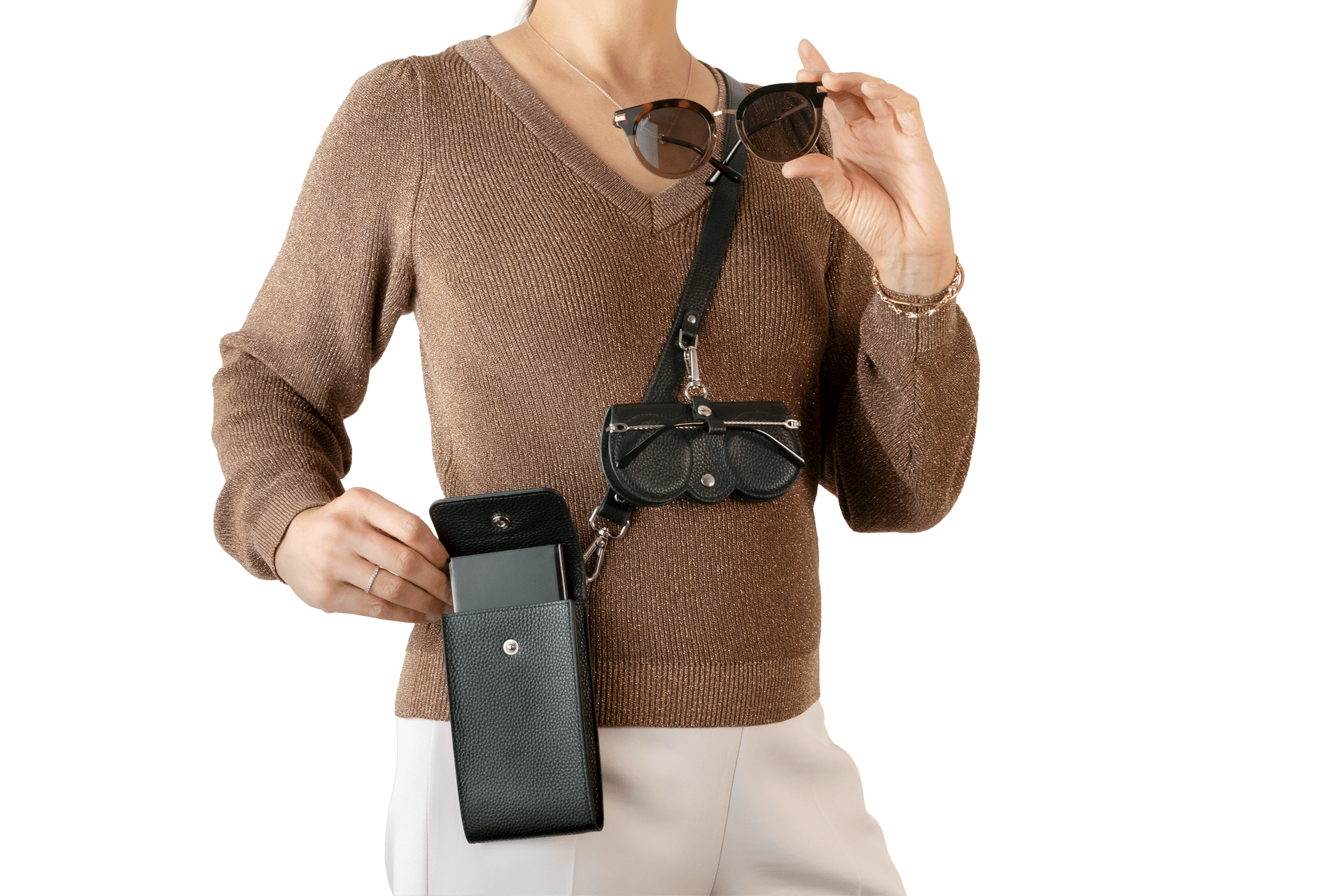 Jackie L smartphone - telefoonetui zwart