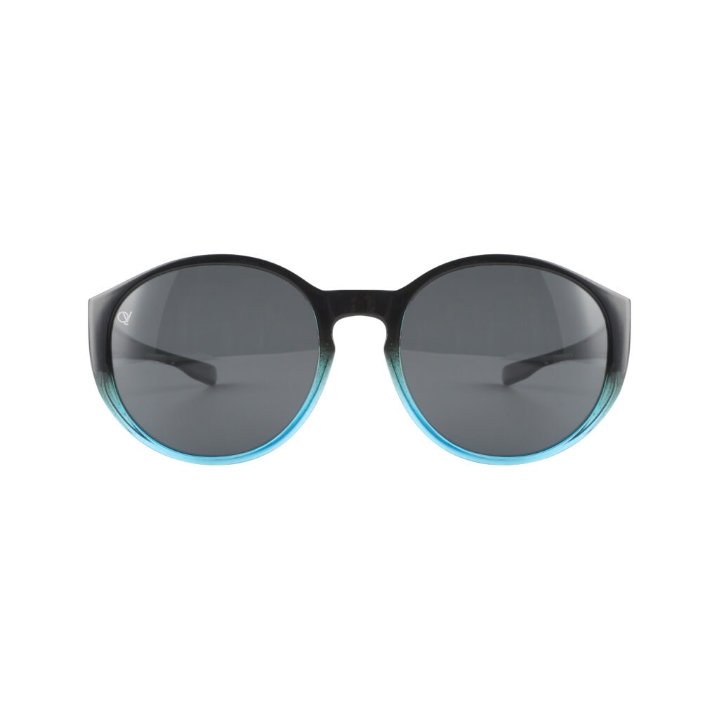 overzetzonnebril QV-A103 blauw-zwart