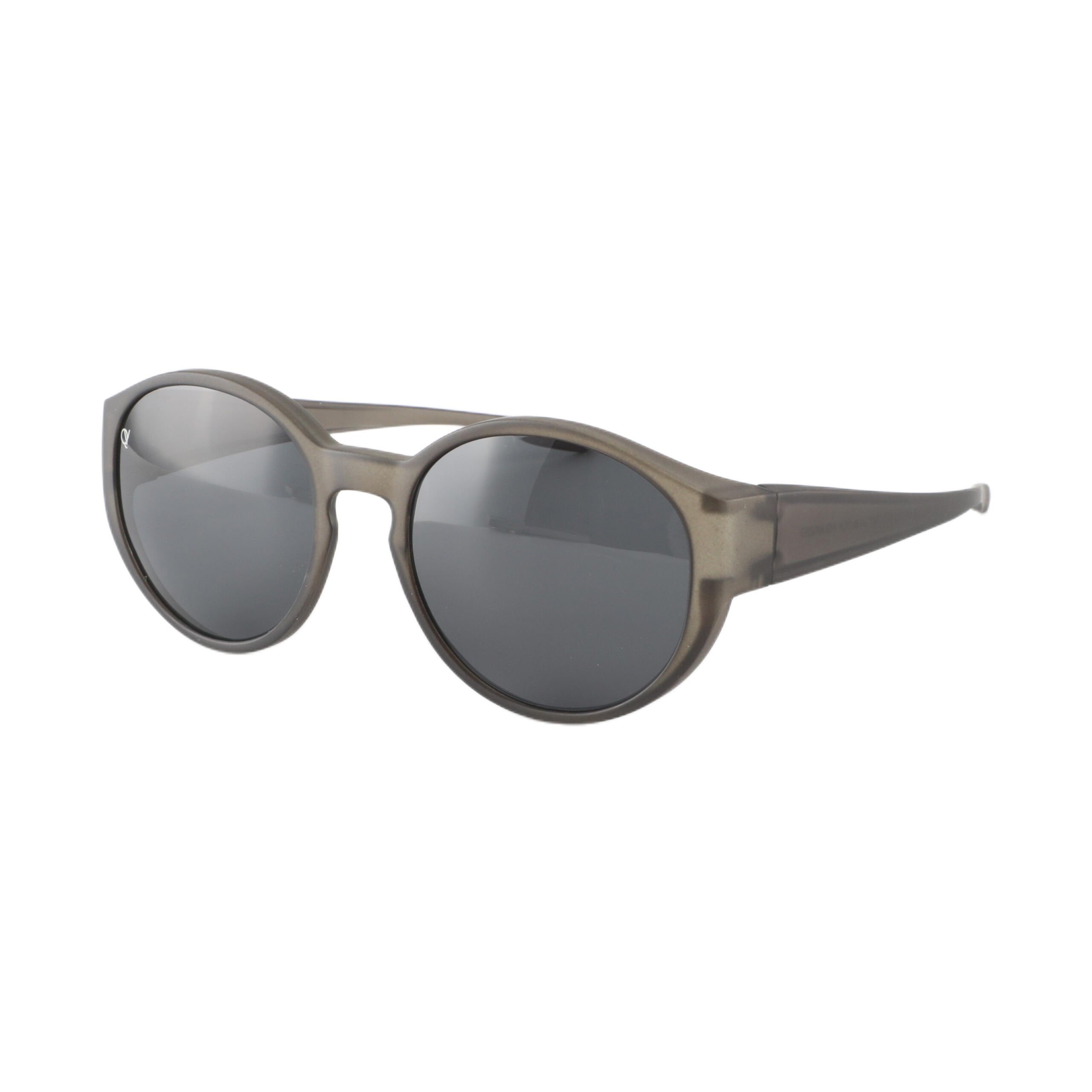 overzetzonnebril QV-A103FS mat kristal grijs links