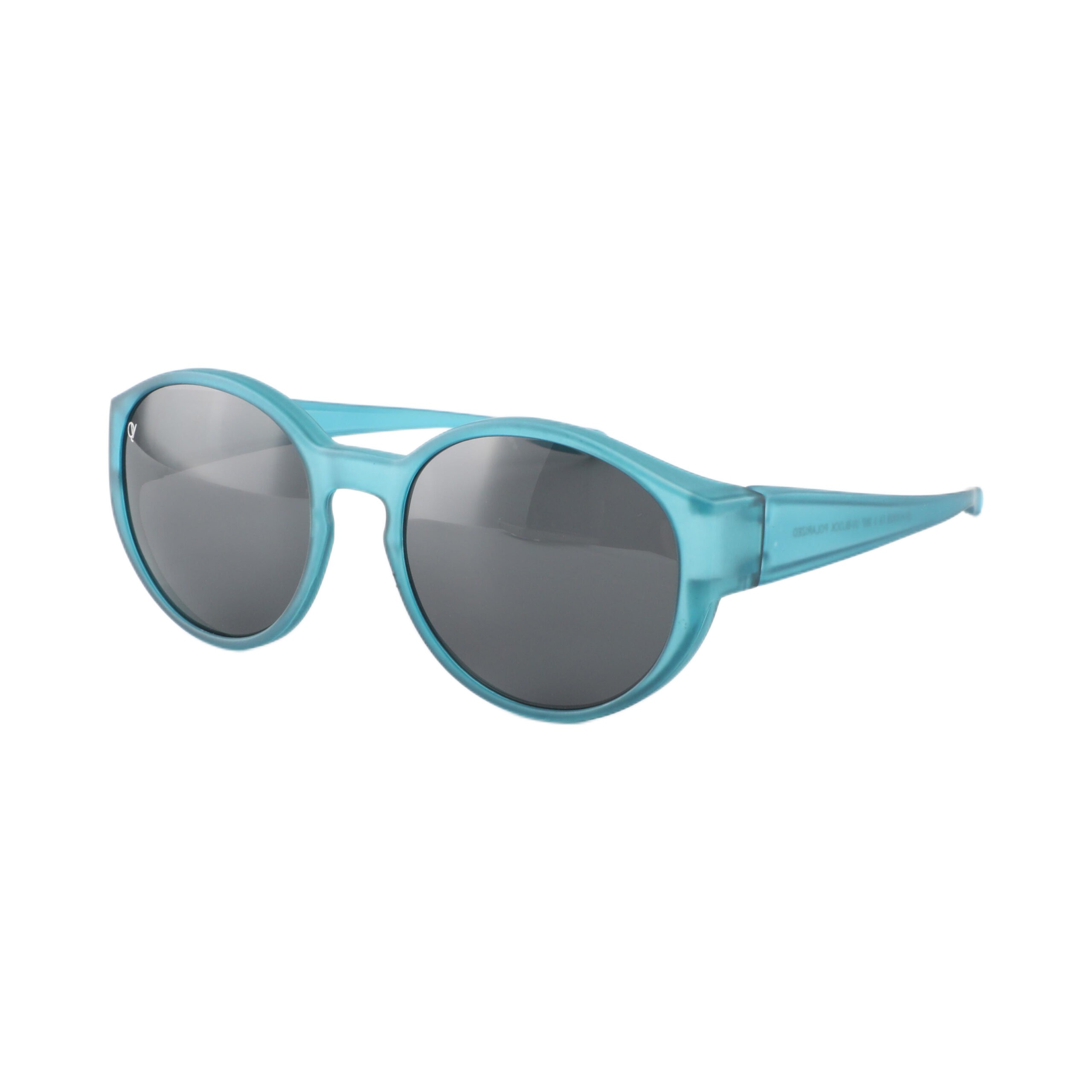 overzetzonnebril QV-A103GS mat kristal blauw links