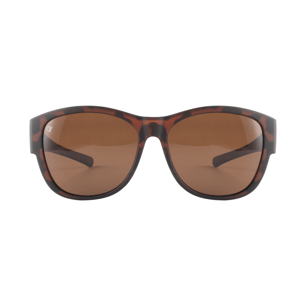 Overzetzonnebril QV A105BB donker havana