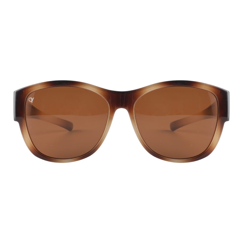 overzetzonnebril QV A105CB Shiny Khaki