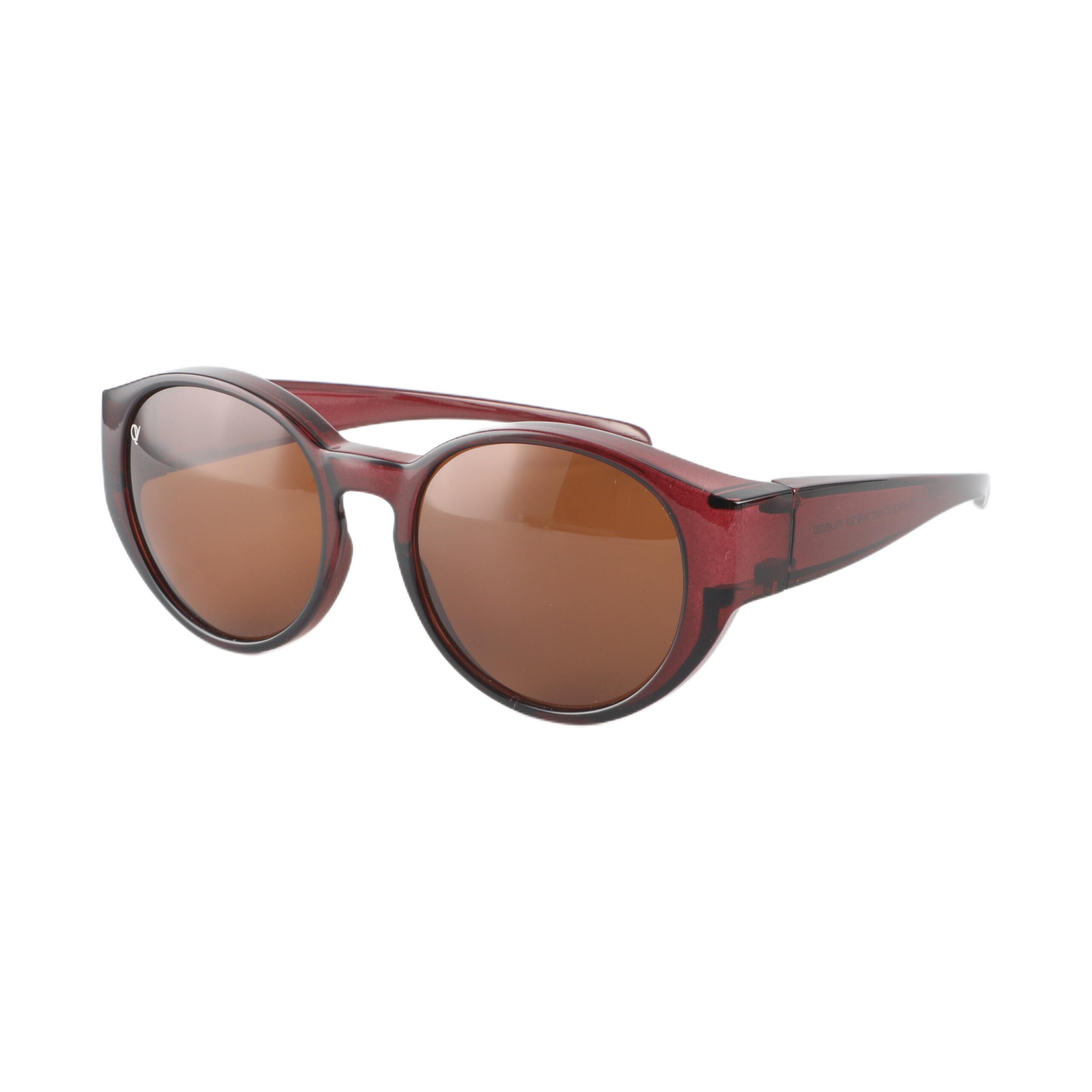 overzetzonnebril QV-A106CB Shiny Paars_open