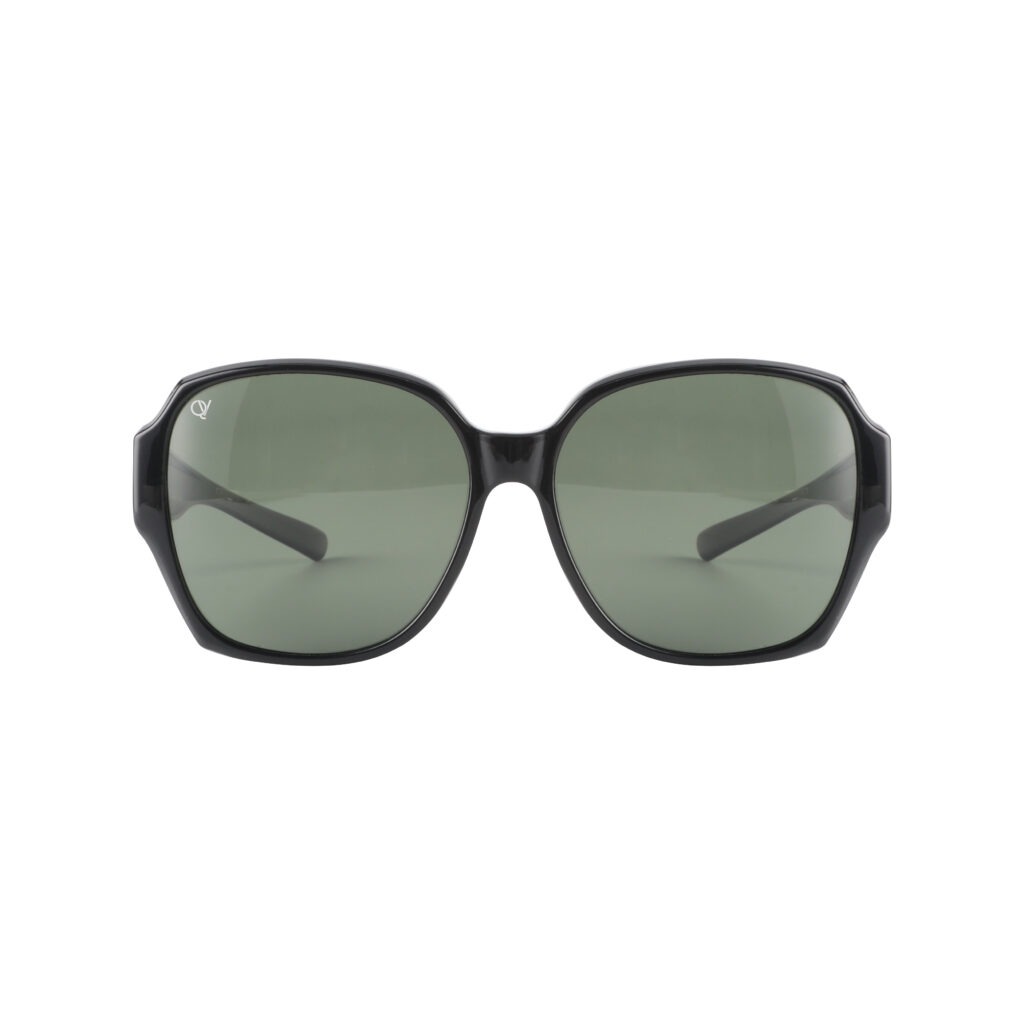OverzetzonnebrilQV-A107AG Shiny Zwart