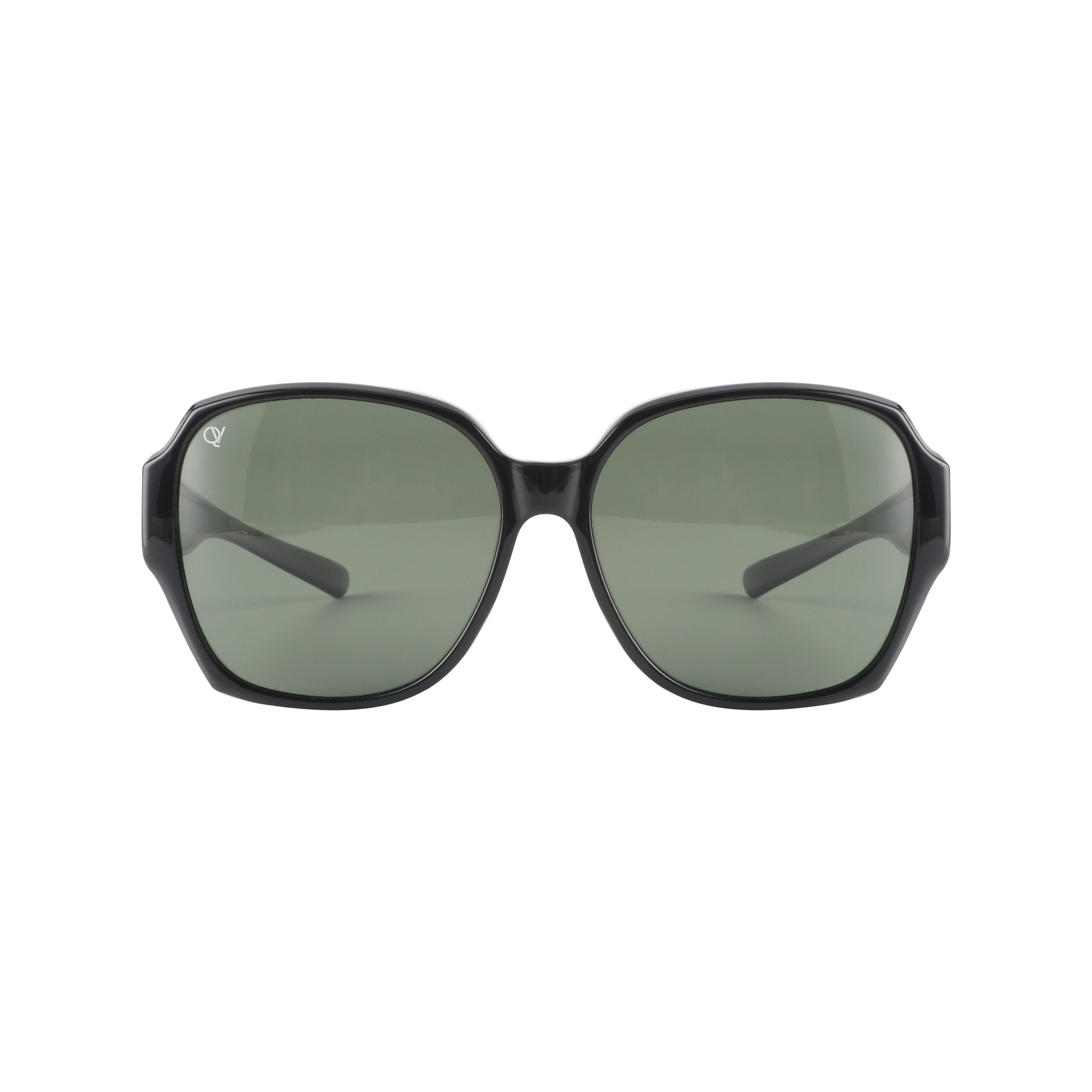 OverzetzonnebrilQV-A107AG Shiny Zwart