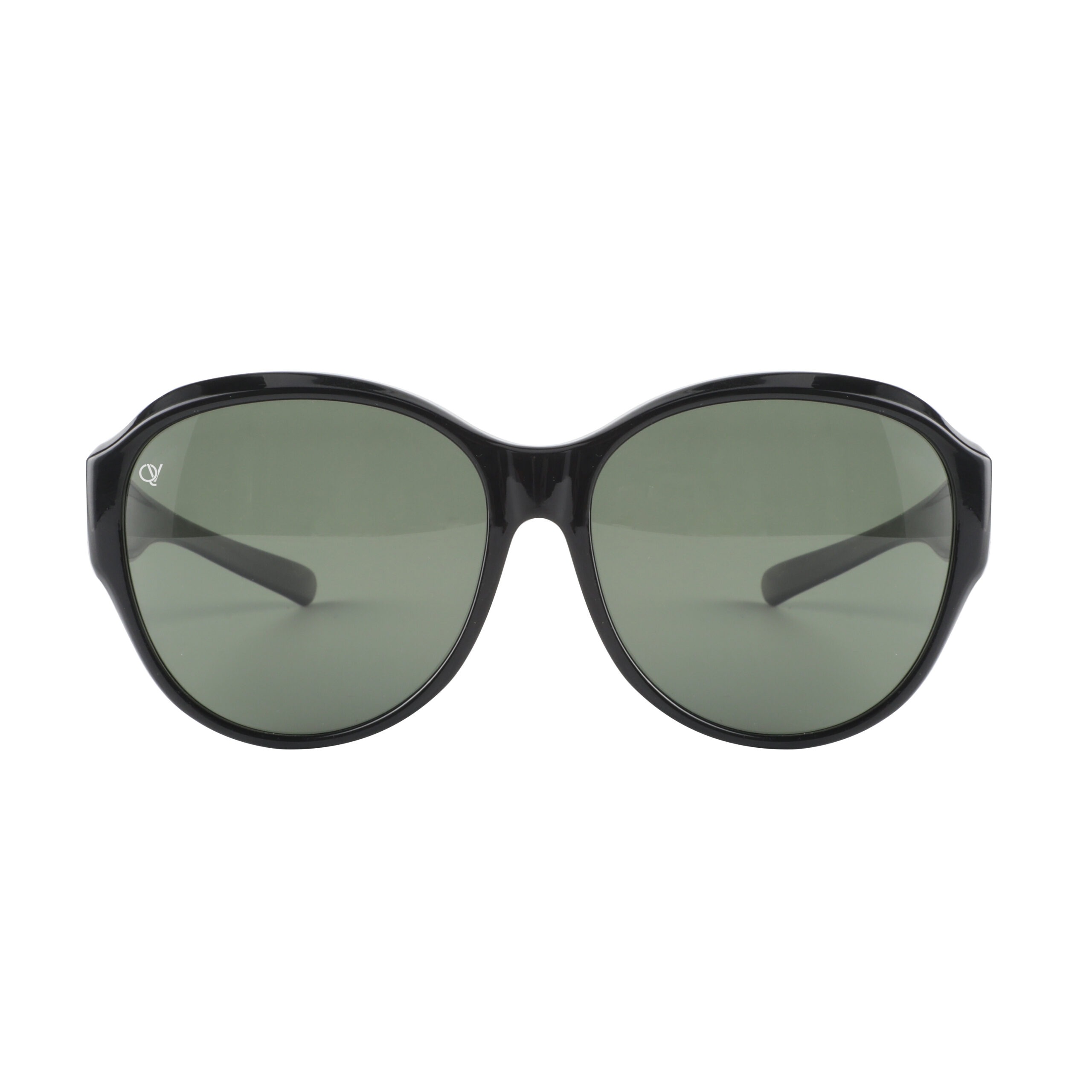 Overzetzonnebril QV-A112AG shiny zwart